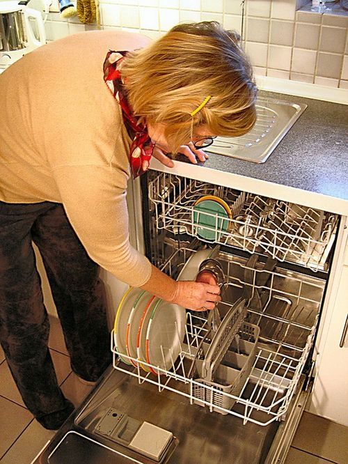 Загрузка посудомоечной машины
